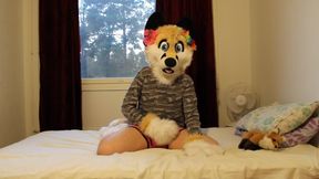 Murrsuit Fox Pawing Cock Gushes Cum Flood First Vid Destroyed