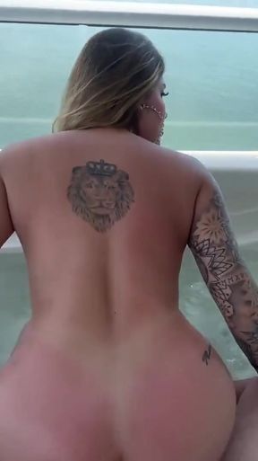 Memorable moment from &quot;blowjob, deepthroat and swallow the cum with sea view in Cartagena - Sara Blonde&quot;