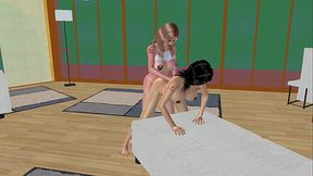 Asian Beauty Fucked by Shemale in Pussy &amp_ Ass &ndash_ Hardcore Double Action 3D Hentai