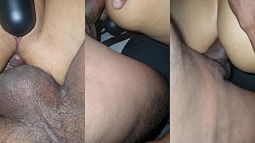 Hermanastra llorona anal, pide que pare que le duele. Lana More corrida anal.