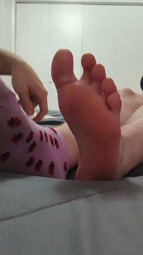You love the POV of him massaging my feet, huh? 🤣