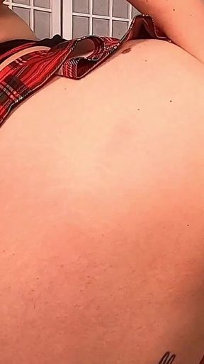 3 Hole Slut Gets Face Fucked - Dildo Play, Face Fucking, Butt Plug