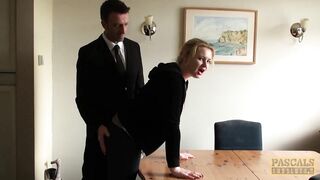 PASCALSSUBSLUTS - Amber West dommed and jizzed in mouth