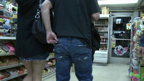sexy blonde and 19, jasmine jolie fucks in aisle of convenience store