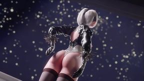 2B Orde&ntilde_a Las Bolas A J&oacute_venes Machos | Nier: Automata