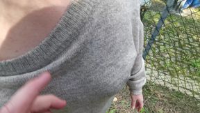 Nipple Punishment and Real Naked Slapping Red Her Tits