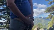 Mid-hike Piss and Wank