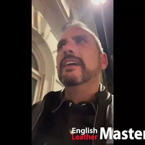 Leather Master directs verbal humiliation at faggots PREVIEW