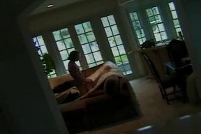 Beautiful blonde babe gets a facial after intense pussy fuck