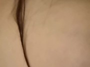 Sexy Brunette Flashes Massive Tits at Bedtime