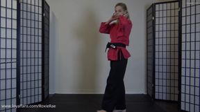 ROXIE RAE DOES KARATE