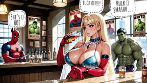 AI Generated Uncensored Anime Comics Of Horny Indian Women With Horny Superheroes