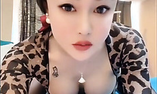 Leopard Outfit Thai Ladyboy Slut Seeking Clients and Su