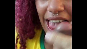 Brenda Black Official e Gozador 19 - Encontro ORAL - Em breve, completo no RED