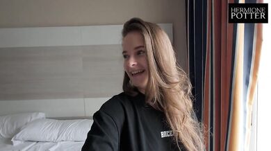 He fucks me in El Arenal, Mallorca. The chambermaid disturbs us, but he continues to fuck me. Vlog