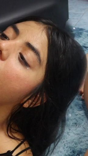 18 YEAR OLD INDIAN GIRL COMES TO MY HOUSE TO PRACTICE STRETCHING EXERCISES - natalygril   Clip 2