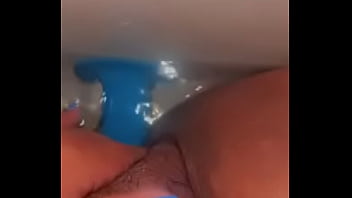 Blue suction cup Dildo