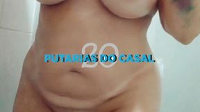 coroa se depilando no banheiro enquanto corno do marido saiu para trabalhar.