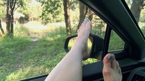 Lake Foot Worship - Stranger Licks Ass &amp; Pussy to Orgasm
