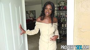 PropertySex - Interracial Intense Sex with Busty Real Estate Agent