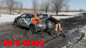 Victoria Irina 15 den tights stuck hard in the mud 1080 full video 45 min