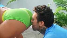 Abella Danger's Naughty Yoga in HD, XXX Video