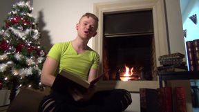 He's calling on a butler's big dick to save his Christmas meal