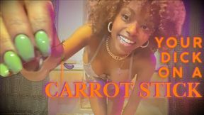 Rabbit Hole Desires: your dick on a Carrot Stick