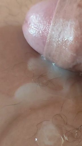 Super Slow Motion in Massive Male Orgasm.