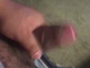 Post travel cumshot