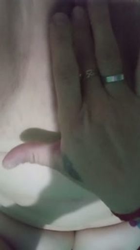 Masturbating alone