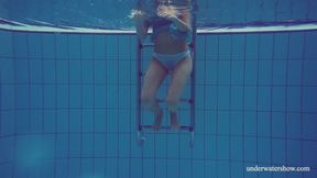 Flying panties underwater of Marusia