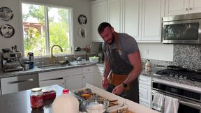 Sexy Chef Cooks with a Boner and Cups