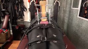 Leather Bondage Bag and Venus 2000 Milking