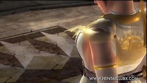 Kasumi in Seductive Halloween Costume Takes Pleasure in Ecstasy