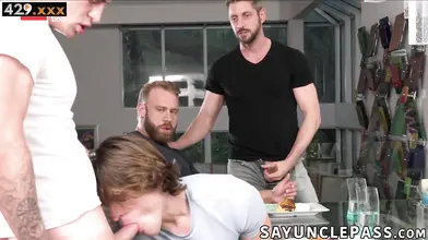Group Sex Party #2 - Step-Siblings Share Their Hot MILF Mom's Body