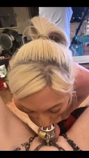 Chastity Blowjob X