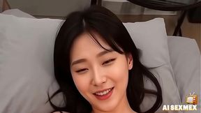 Korean girl enjoys solo at home, teasing her big ass&#x1F351; and pussy&#x1F32E;&#xFE0F;, virtual sex AI