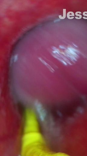 Plumber's Endoscope Stuk in My Ass Showed Hot Anal Creampie From Inside