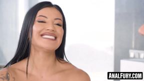 Busty Mariana Martix slobbers all over my fat enraged cock