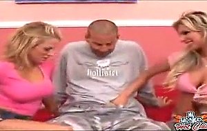 Mr. Big Dicks fucks two blonde hot chicks with his ...