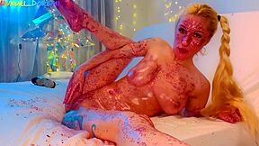 Daddys Girl Glitter Bukkake Facial Footjob - Teaser Video