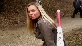 Ex Model Takes Dick In Public