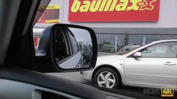 Young Czech Cuckold's Wife Victoria Daniels Gives POV Blowjob in Car