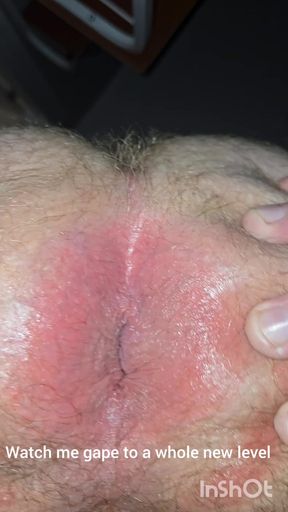 New butt plug anal gape
