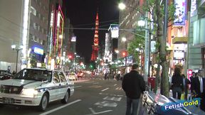 Petite Asian college girl gets her hairy pussy drilled by older muscular guy