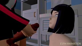 Hinata's shower Time