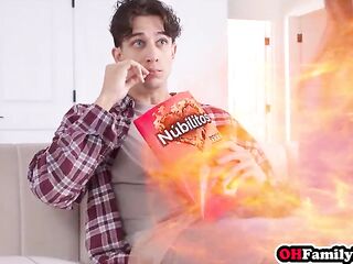 Demi Hawks and big boobs Asian Sawyer Cassidy super bowl party three-some