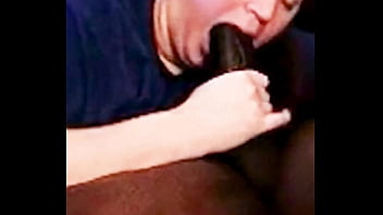 Succulent Samantha swallowing a black cock