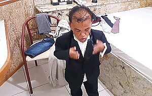 Paty bumbum's wedding with the most famous dwarf on brazilian television zezinho teves. on my